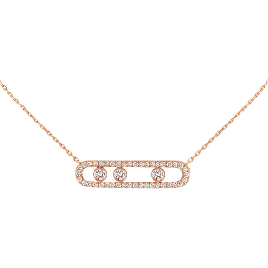 Rose Gold Clip Necklace