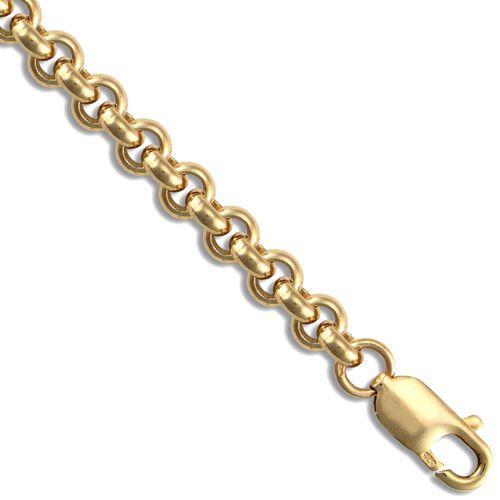 9ct Gold Round Belcher Bracelet