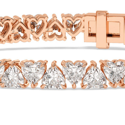 9K Rose Gold Imogen 0.5 Carat Diamond Bracelet