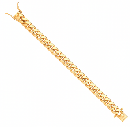 13mm Cuban Link Solid Gents Bracelet