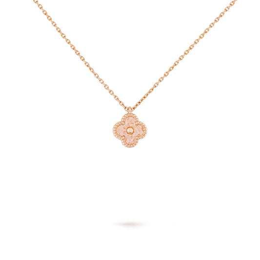 Van Cleef & Arpels Sweet Alhambra 18K Rose Gold Pendant