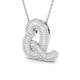 0.54ct Baguette Diamond Pendant