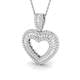 Diamond Heart Pendant 0.62ct SI2/G